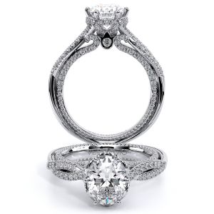 Verragio Couture-0451OV Platinum Engagement Ring