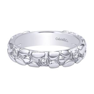 Gabriel Fashion 14 Karat Stackable  Ladies' Ring LR4904W44JJ