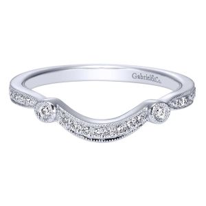 Gabriel 14 Karat Victorian Wedding Band WB4158W44JJ