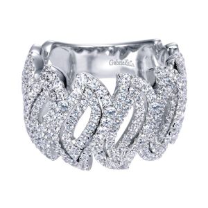 Gabriel Fashion 18 Karat Lusso Diamond Ladies' Ring LR6215W84JJ