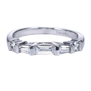 Gabriel 14 Karat Contemporary Wedding Band WB3710W44JJ