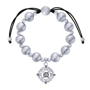 Gabriel Fashion Silver Bacca Beads Tennis Bracelet TB3392SVJWS