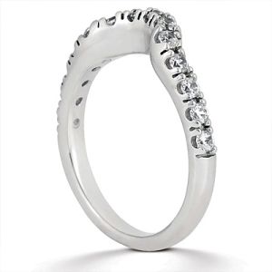 Taryn Collection Platinum Wedding Ring TQD B-199