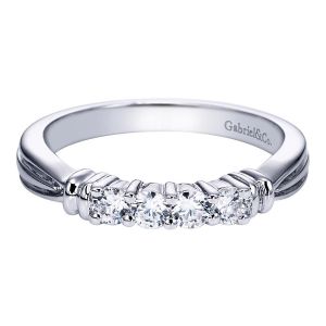 Gabriel 14 Karat Contemporary Wedding Band WB2773W44JJ