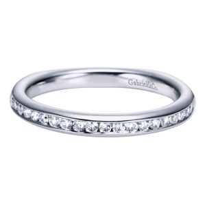 Gabriel 14 Karat Contemporary Wedding Band WB6639W44JJ