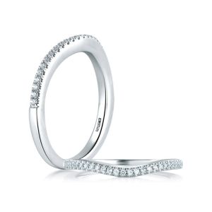 A.JAFFE Seasons of Love Collection Classic 18 Karat Diamond Wedding Ring MR1556 / 15