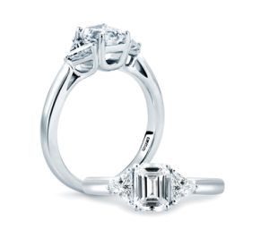 A.JAFFE 14 Karat Classic Engagement Ring ME1700