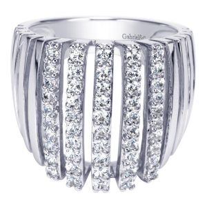 Gabriel Fashion 14 Karat Lusso Diamond Ladies' Ring LR6699W44JJ