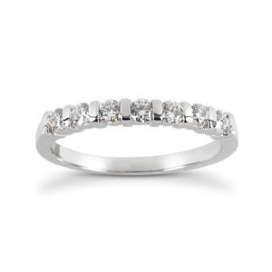 Diamond Five Stone Band 14 Karat Taryn Collection TQD B-892-5