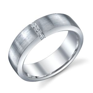 244593 Christian Bauer 14 Karat Diamond  Wedding Ring / Band