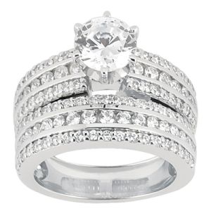 Taryn Collection Platinum Diamond Engagement Ring TQD A-8461