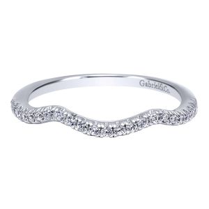 Gabriel 14 Karat Contemporary Wedding Band WB10753W44JJ