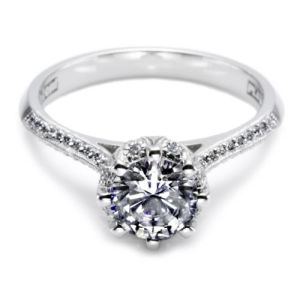 Tacori 18 Karat Solitaire Engagement Ring 2504RDP65