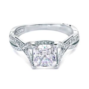 Tacori 2565PRSM5 18 Karat Simply Tacori Engagement Ring