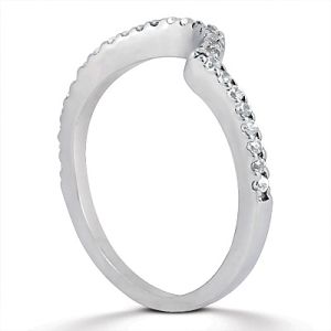 Taryn Collection Platinum Wedding Ring TQD B-7921