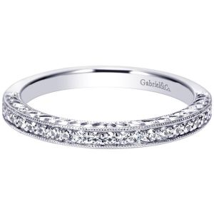 Gabriel 14 Karat Victorian Wedding Band WB8547W44JJ