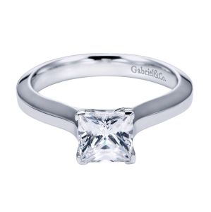 Gabriel Platinum Contemporary Engagement Ring ER6616PTJJJ
