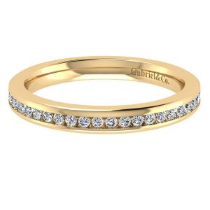 Gabriel 14 Karat Contemporary Wedding Band WB8195Y44JJ