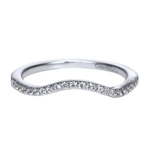 Gabriel 14 Karat Contemporary Wedding Band WB5331W44JJ