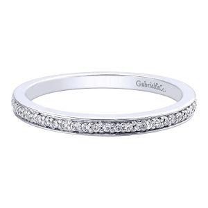 Gabriel 14 Karat Contemporary Wedding Band WB9607W44JJ