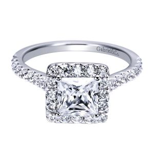 Gabriel 14 Karat Contemporary Engagement Ring ER7842W44JJ