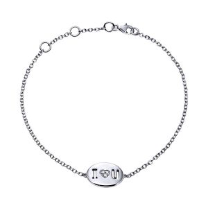Gabriel Fashion Silver Trends Chain Bracelet TB3118SV5JJ