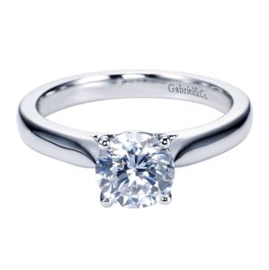 Gabriel Platinum Contemporary Engagement Ring ER6645PTJJJ