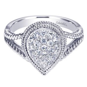 Gabriel Fashion 14 Karat Hampton Diamond Ladies' Ring LR6192W44JJ