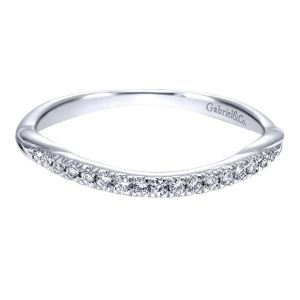 Gabriel 14 Karat Contemporary Wedding Band WB911925R1W44JJ