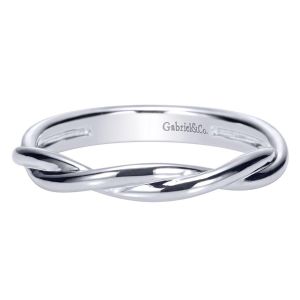 Gabriel 14 Karat Contemporary Wedding Band WB8954W4JJJ