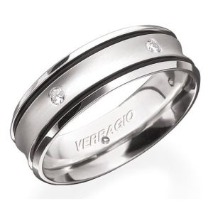 Verragio 18 Karat In-Gauge Diamond Wedding Band RUD-7906