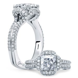 A.JAFFE 14 Karat Signature Engagement Ring MES682