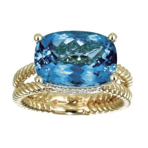 Gabriel Fashion 14 Karat Hampton Color Ladies' Ring LR4599Y45BT