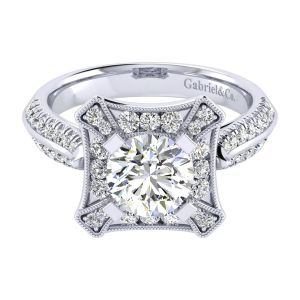 Gabriel 14 Karat Perfect Match Engagement Ring ER002C6AEW44JJ