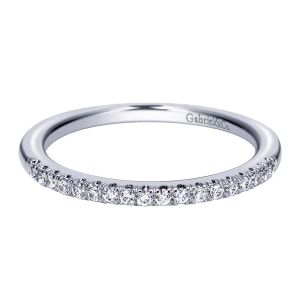 Gabriel 14 Karat Contemporary Wedding Band WB8716W44JJ