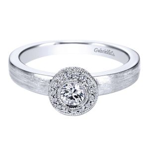 Gabriel 14 Karat Contemporary Engagement Ring ER96072W44JJ