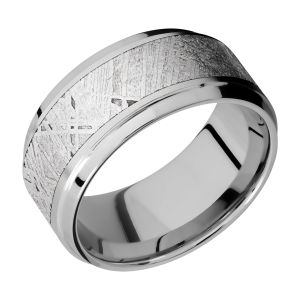 Lashbrook 10B16(S)/METEORITE Titanium Wedding Ring or Band