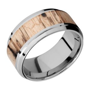 Lashbrook 10B16(S)/HARDWOOD Titanium Wedding Ring or Band