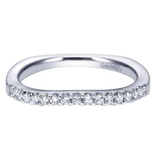 Gabriel 14 Karat Contemporary Wedding Band WB4110W44JJ