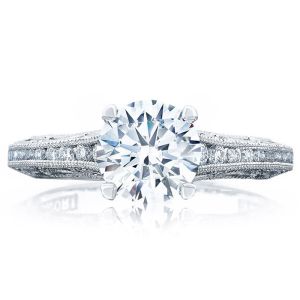 Tacori 2617RD7 18 Karat Reverse Crescent Engagement Ring