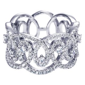 Gabriel Fashion 14 Karat Lusso Diamond Ladies' Ring LR6186W44JJ