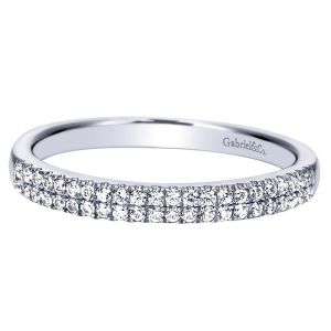 Gabriel 14 Karat Contemporary Wedding Band WB8026W44JJ