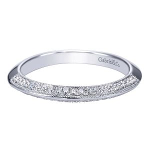 Gabriel 14 Karat Victorian Wedding Band WB4145W44JJ