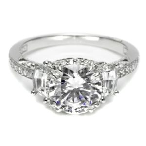 Tacori Dantela 18 Karat Engagement Ring 2628RDP