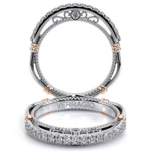 Verragio Parisian-124W 14 Karat Wedding Ring / Band