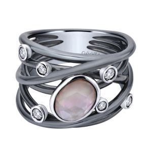 Gabriel Fashion Silver Byblos Ladies' Ring LR50563SV5XP