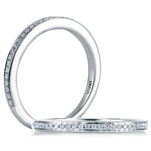 A.JAFFE Seasons of Love Collection Classic 14 Karat Diamond Wedding Ring MR1585 / 12