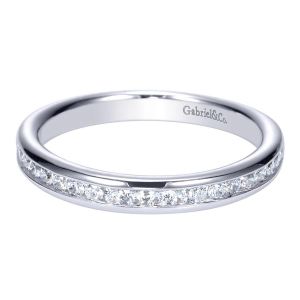 Gabriel 14 Karat Contemporary Wedding Band WB8895W44JJ