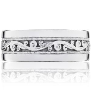 Tacori 129-8W 18 Karat Sculpted Crescent Wedding Ring