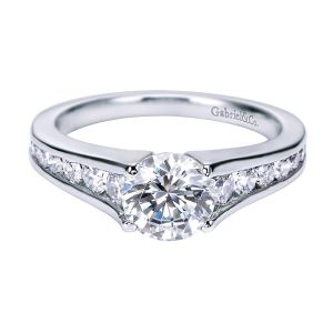 Gabriel 14 Karat Contemporary Engagement Ring ER7908W44JJ